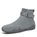 Large Size Men's Martin Boots Autumn Side Zipper High Top Men's Shoes Outdoor Casual Hand Sewn Leather Boots_vogvips.com
