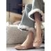 Nude Single Shoes Women's Inner Height Increase Flat-soled Ladyshoes French Temperament Ballet Shoes Light Mouth Soft Sole Doudou Shoes_vogvips.com