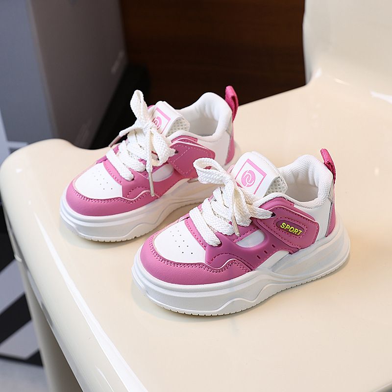Girls' 2026 Spring New Children's Casual Sneakers Korean Style Fashion Boys' Shoes Non-Slip_vogvips.com