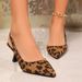 Large 2025 Autumn New Shoes For Women, Lazy And Sexy Leopard Print High-heeled Sandals_vogvips.com