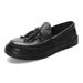 Euro Step Slip-On Lazy Genuine Loafers Men's Business Casual Summer Leather Shoes Men_vogvips.com