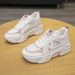 Dad' 2025 New Pring Autumn Caual Port Women' Hoe, Low Top, Thick Ole, Height Increae, Lim And Thin White_vogvips.com