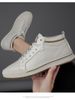 Invisible Mid-top Heightening Shoes Men's Breathable British Style Sot Sole Inner Heightening Men's Shoes Sports And Leisure Board Shoes_vogvips.com