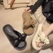 Comfortable Vacation Sandals For Women, Summer Outdoor Wear, 2026 New Model, Bowknot Fairy Style Beach Slippers_vogvips.com
