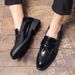 Men's Popular Fashion Loafer Casual Shoes Lightweight Popular Men's Large Size Tassel Brogue Casual Slip-on Leather Shoes_vogvips.com