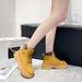 Big Yellow For Children New Autumn Trendy Cool Women's Shoes Stylish Versatile Martin Casual Short Boots_vogvips.com