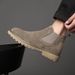 European Warm Series Short Martin Trendy British Leather Boots Breathable Versatile High-top Shoes Men_vogvips.com