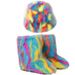 Cross-Border Personalized Long Set Colorful Furry Fisherman Hat Warm Plush Snow Boots For Women Winter_vogvips.com