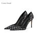 Size 32-45 Black Sexy Versatile High-heeled For Women, New Fashion Single Shoes, Elegant Thin Heel Genuine Leather_vogvips.com