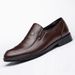Men's Business Casual Shoes - Lightweight Breathable Round Toe Dress Shoes With Cushioned Sole For Office & Daily Wear_vogvips.com