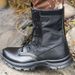 Combat Boots Velcro Side Pull Wear Cable Down Climbing Tactical Boots Combat Boots_vogvips.com
