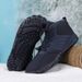 Men's And Women's Winter Snow Boots With Fleece Lining, Water-Resistant Oxford Fabric Upper, Anti-Slip Rubber Sole For Outdoor Activities_vogvips.com