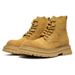 Men's Shoes Men's Martin Boots New Genuine Leather Work Boots Retro Distressed High Top Boots Trendy Thick Sole Heightening Big Yellow Boots_vogvips.com