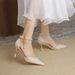 31-44 Size Zzz-zud Summer Sandals Hollow Pointed Toe Shallow Mouth Stiletto High Heels Versatile Single Shoes For Women_vogvips.com