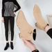 Low Chunky Heel Martin Women 2025 New Korean Style Bare Pointed Toe Short Autumn Winter Women's Boots_vogvips.com