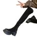 Gentle And Simple Petite Over-the-Knee Height-Increasing Thick-Soled For Women 2023 New Autumn Slimming High Tube Long_vogvips.com