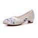 Women’s Shoes Spring New Elegant Ancient Style Pointed Toe Women's Shoes Old Mid Heel Cloth Shoes All Match Cheongsam Shoes_vogvips.com