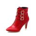 Belt Buckle Large Short 40-45 Size Pointed Toe Roman Boots Women's Autumn Winter 9-8_vogvips.com