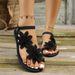 French-style Retro Cross-strap Roman Sandals Women, 2026 Summer New Flat Beach Shoes, Versatile For Outdoor Wear_vogvips.com