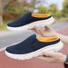 Summer Men Half Slippers Slip On Shoes Women Mesh Breathable Soft Comfortable Loafers Big Size 47 48 Zapatillas Hombre_vogvips.com