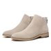 Leather sanded leather men's boots pointed high-tops trendy ankle boots_vogvips.com