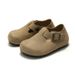 SHLIANG Autumn Winter New Children's Cork Leather Shoes For External Wearing Baotou Boys' Casual Shoes Girls' Baby Unisex Single Shoes Y0591_vogvips.com