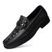 Men's Doudou Shoes Leather Casual Shoes Gouge Leather Shoes Men's Loafers Men's Shoes Single Shoes_vogvips.com