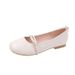 Pearl Decoration 2025 Summer New Shallow Mouthed Flat Bottomed Fairy Suitable For Pairing With Small Skirts, Single Shoe_vogvips.com