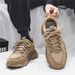 Men's Casual Breathable Mesh Sports Shoes Anti-Slip Workwear Thick Soled Dad Shoes for Construction Sites Autumn Trendy Trade_vogvips.com