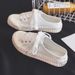 Half Dragged Canvas For Women Summer New Student Korean Version, One Foot Lazy Board, Internet Famous Biscuit_vogvips.com
