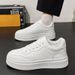 Spring Men's New Breathable Little White Male Student Trend Versatile Thick Sole Sports Casual Board Trendy Shoes_vogvips.com