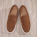Suede Leather Men's Casual Fashion Comfortable Loafers Breathable Slip On Walking Footwear Platform Lightweight Work_vogvips.com