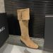 2026 New Women's Fall/Winter Square Toe, Dual-Wear Foldable Boots, Chunky Heel, High-Tube, Trendy Maillard Long Boots_vogvips.com