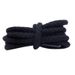 Shoelaces Fashion Round Solid Black Solid Bold Classic Polyester Cotton 7mm Mountaineering Sports Shoes With Rope_vogvips.com