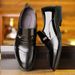 Euro Step 【100% Genuine Leather】Special Offer Clearance Discontinued Men's Leather Business Casual Soft Sole Non-Slip Shoes_vogvips.com