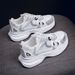 's Dad Sneakers 2025 New Spring Breathable Mesh Sports Korean Style Versatile Thick-Soled Casual Running Shoes For_vogvips.com