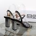 2024 New Water Diamond T-shaped Buckle Sandals With Thick Heels And Transparent Ribbon, Exposed Sexy Sparkling High Heel_vogvips.com