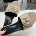 Xiaoxiangjia 2024 New Model Camellia Metal Decoration Fashionable Versatile Round-Toe Internet Celebrity Large Size_vogvips.com