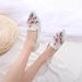 Women’s Shoes Spring And Summer New Embroidered Style Retro Pointed Low Heel Embroidered Cloth Shoes Women's Single Shoes_vogvips.com