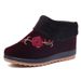 Old Beijing Cotton Shoes For Women, Fleece-Lined, Thickened, Warm Casual Women's Shoes, Winter Fashion Snow Boots_vogvips.com
