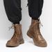European Warm Series Martin High Top Britih Style In Mid-Top Trendy Workwear Autumn Motorcycle Summer Black Men' Cotton Shoe Leather_vogvips.com