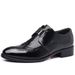 Cross-Border Hot-Selling Formal Pointed Toe Slip-On Fashion Genuine Men's British Style Versatile Trendy Leather Shoes_vogvips.com