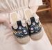 Slippers Flat Linen 2022 New Big Head Ethnic Style Embroidered Cloth Shoes Women's Outdoor Sandals_vogvips.com