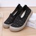 Spring New Fashion Breathable Versatile Non-Slip Wear-Resistant Round Toe Casual Slip-On Women's Single Shoes_vogvips.com