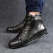 High Top Martin Boots Men's Head Men's Boots Fleece Cotton Boots Tooling Military Boots Men's Shoes_vogvips.com