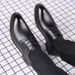 2025 New Genuine Men's Soft Sole Leather Business Casual Youth Dating Wedding Single Shoes_vogvips.com