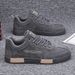 Men's Safety Work Shoes Waterproof Wear-resistant Slip-resistant Flat Sole Casual Sneakers Trendy For Construction Work Site_vogvips.com