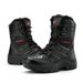 Men's High Top Work Boots For Outdoor Sports - Military Style Synthetic Leather Upper With Rubber Sole - Round Toe Lace-Up Shoes For Hiking Climbing_vogvips.com