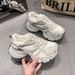 Women's Dad Sneakers 2025 Spring Summer New Fashion Versatile Mesh Breathable Thick Sole Height Increasing Casual Sports_vogvips.com
