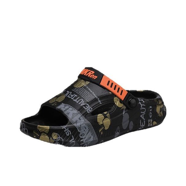 Men's Summer Slippers For Outdoor Wear, With A Sense Of Stepping On Poop, Sporty, Anti Slip, And Odor Resistant. Large_vogvips.com